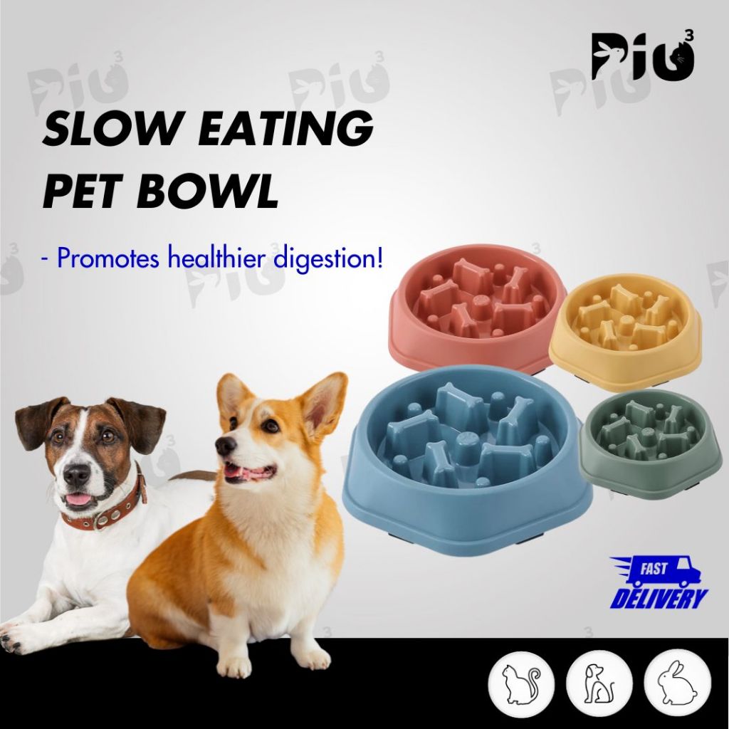 cat dog slow feed anti choking feeder bowl slow food bowl cat dog slow feed anti choking feeder bowl slow food bowl