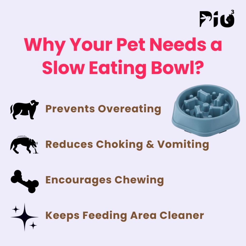 cat dog slow feed anti choking feeder bowl slow food bowl cat dog slow feed anti choking feeder bowl slow food bowl