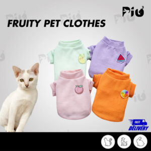 ruity pet clothes premium cute cat dog singlet cotton