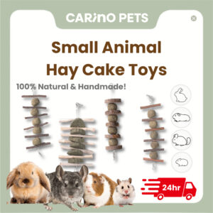 handmade hay biscuit hangers grass cake rabbit toys chinchilla guinea