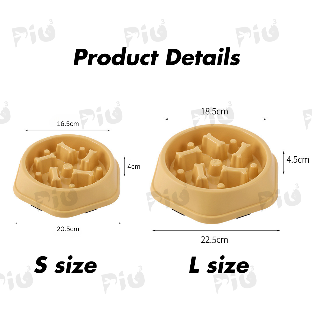 cat dog slow feed anti choking feeder bowl slow food bowl cat dog slow feed anti choking feeder bowl slow food bowl